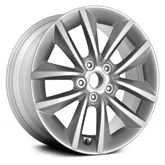 Replace® - 5 V-Spoke Silver 17x7 Alloy Factory Wheel - Remanufactured