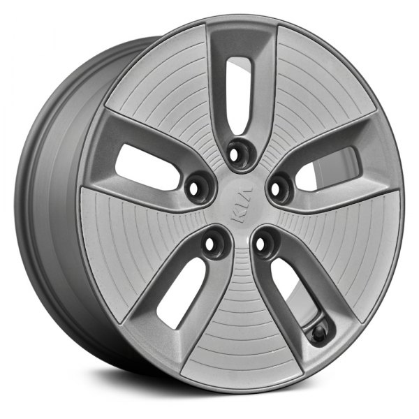 Replace® - 16 x 6.5 5-Slot Medium Gray Alloy Factory Wheel (Remanufactured)