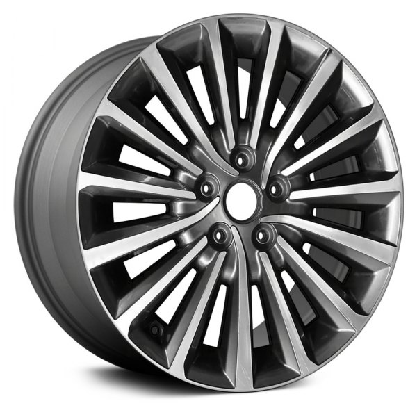 Replace® - 18 x 7.5 15 I-Spoke Medium Charcoal with Machined Face Alloy Factory Wheel (Remanufactured)