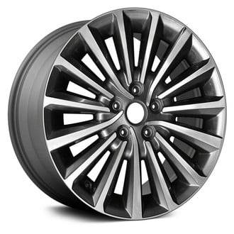 Replace® - 15 I-Spoke Medium Charcoal with Machined Face 18x7.5 Alloy Factory Wheel - Remanufactured