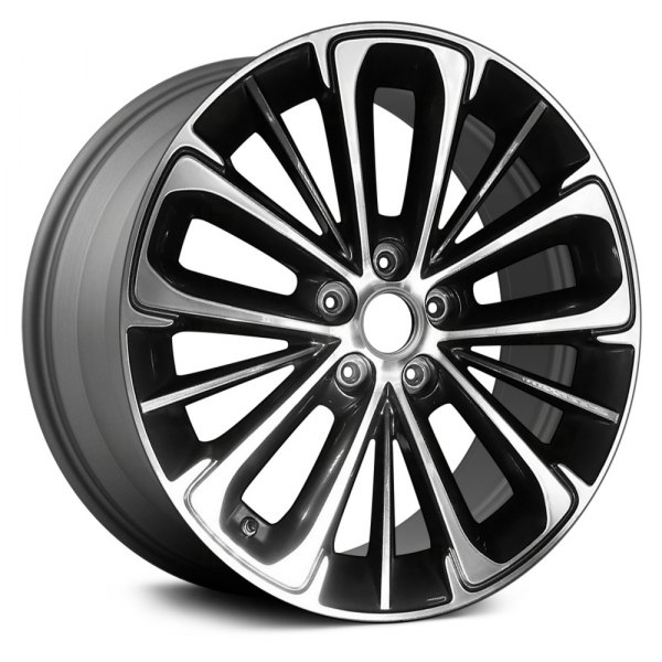 Replace® - 19 x 8 10 Alternating-Spoke Medium Charcoal with Machined Face Alloy Factory Wheel (Remanufactured)
