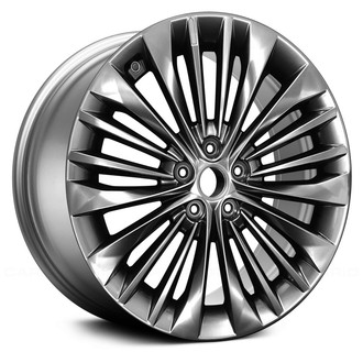 Replace® - 5 Double V-Spoke Smoked Silver 19x8 Alloy Factory Wheel - Remanufactured