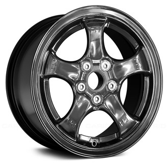 Replace® - 5-Spoke Black 16x6 Alloy Factory Wheel - Remanufactured