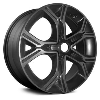 Replace® - 5 Y-Spoke Dark Charcoal with Machined Face 18x8 Alloy Factory Wheel - Remanufactured