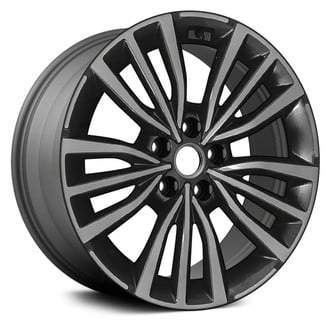 Replace® - 5 W-Spoke Charcoal Metallic with Machined Face 18x8 Alloy Factory Wheel - Remanufactured