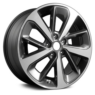 Replace® - 10 Spiral-Spoke Dark Charcoal with Machined Accents 18x7.5 Alloy Factory Wheel - Remanufactured