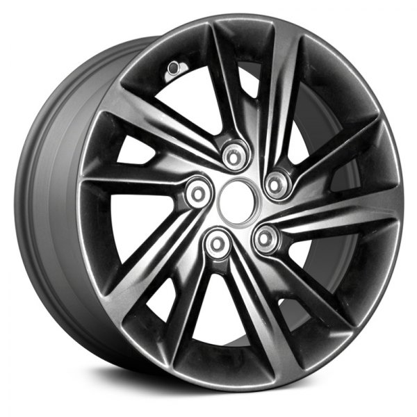 Replace® - 16 x 6 10 Spiral-Spoke Charcoal Alloy Factory Wheel (Remanufactured)