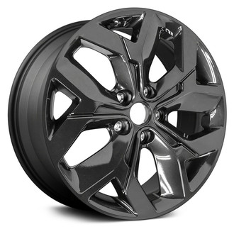 Replace® - 5 Split-Spoke Dark Charcoal Metallic 18x7 Alloy Factory Wheel - Remanufactured