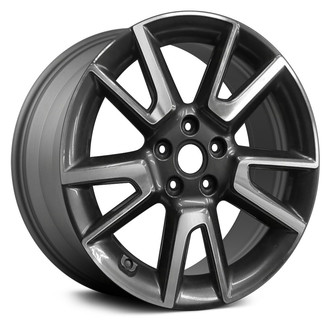 Replace® - Double 5-Spoke Machined Medium Charcoal Metallic 18x7.5 Alloy Factory Wheel - Remanufactured