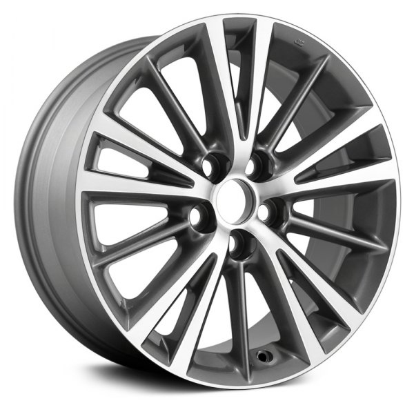 Replace® - 16 x 6.5 5 W-Spoke Medium Charcoal with Machined Face Alloy Factory Wheel (Remanufactured)
