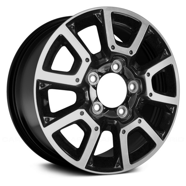 Replace® - 18 x 8 5 V-Spoke Black with Machined Face Alloy Factory Wheel (Factory Take Off)
