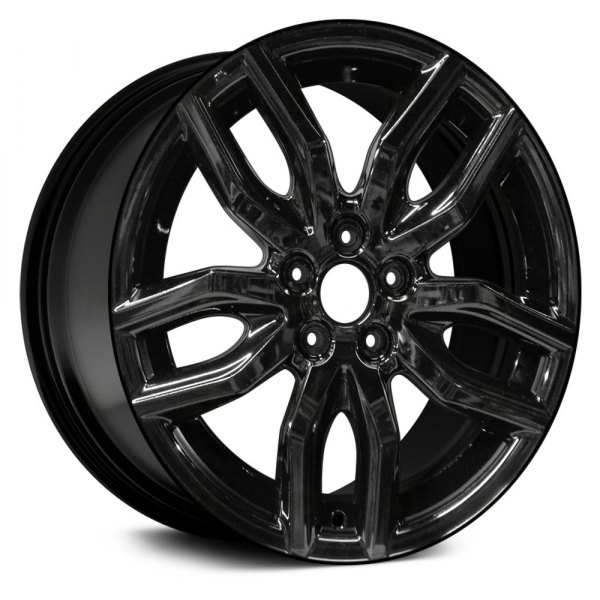 Replace® - 18 x 7.5 Double 5-Spoke Black Alloy Factory Wheel (Remanufactured)