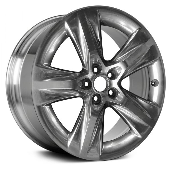 Replace® - 19 x 7.5 5-Spoke Cladded Platinum Alloy Factory Wheel (Replica)
