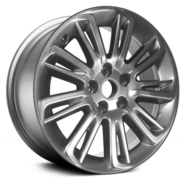 Replace® - 17 x 7 9 Double I-Spoke Gloss Black Alloy Factory Wheel (Remanufactured)