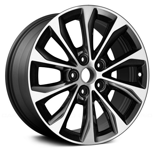 Replace® - 17 x 7 10 Turbine-Spoke Charcoal with Machined Accents Alloy Factory Wheel (Remanufactured)