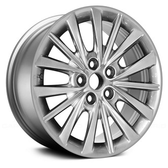 Replace® - 5 W-Spoke Smoked Silver 17x7 Alloy Factory Wheel - Remanufactured