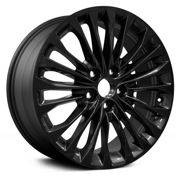 Replace® - 18 x 7.5 5 Double V-Spoke Dark Charcoal Alloy Factory Wheel (Remanufactured)