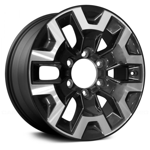 Replace® - 16 x 7 6-Slot Charcoal with Machined Face Alloy Factory Wheel (Replica)