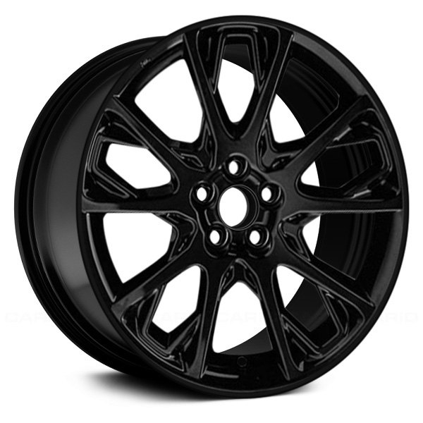Replace® - 17 x 7 5 V-Spoke Black Alloy Factory Wheel (Remanufactured)