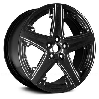 Replace® - 5-Spoke Charcoal with Machined Accents 17x7 Alloy Factory Wheel - Remanufactured
