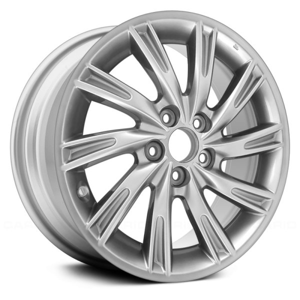 Replace® - 17 x 7 10 Spiral-Spoke Smoked Silver Alloy Factory Wheel (Remanufactured)