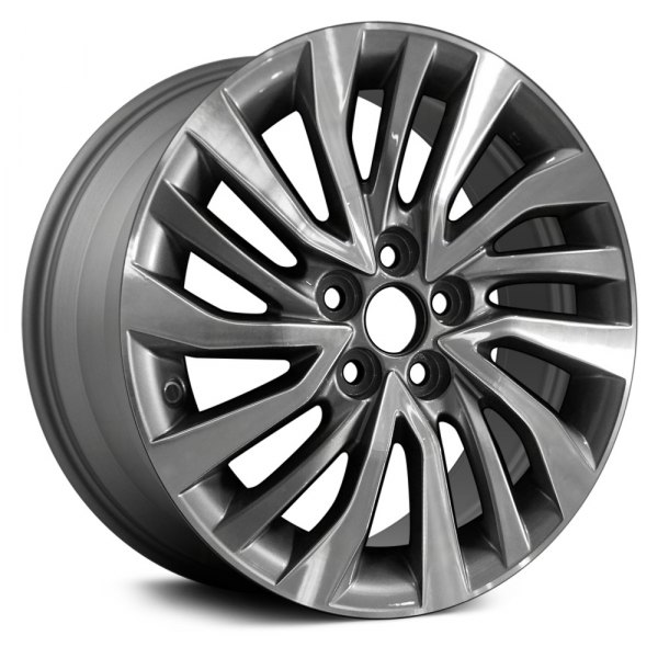 Replace® - 16 x 6.5 15 Spiral-Spoke Gray with Machined Accents Alloy Factory Wheel (Remanufactured)