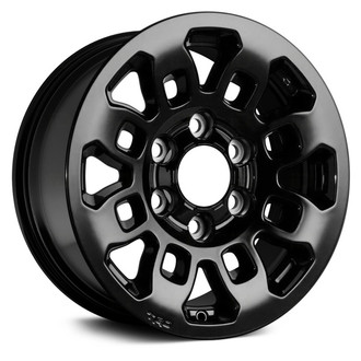 Replace® - 8 I-Spoke Black 16x7 Alloy Factory Wheel - Remanufactured