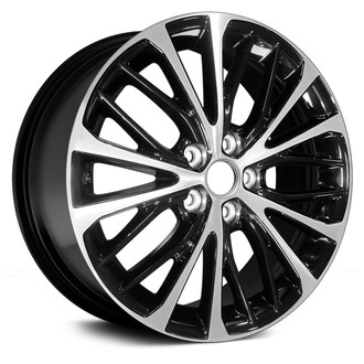 Replace® - 20 Alternating-Spoke Gloss Black with Machined Accents 18x8 Alloy Factory Wheel - Remanufactured