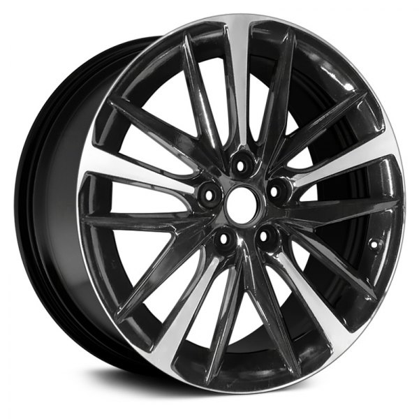 Replace® - 19 x 8 10 Alternating-Spoke Gloss Black with Machined Accents Alloy Factory Wheel (Remanufactured)