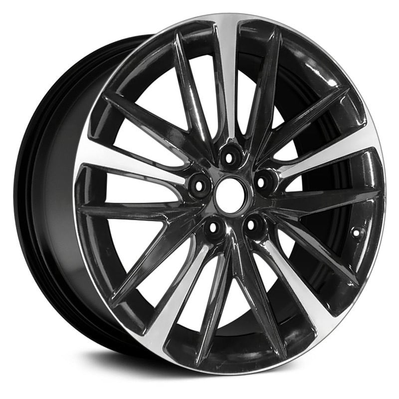 Replace® ALYTV071U45N - 10 Alternating-Spoke Gloss Black with