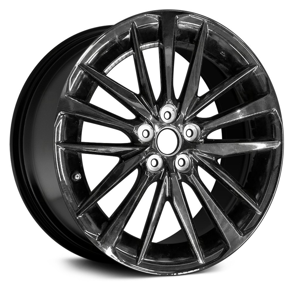 Replace® ALYTV071U46 - 10 Alternating-Spoke Black 19x8 Alloy Factory Wheel  - Remanufactured