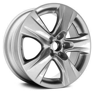 Replace® - 5-Spoke Silver 17x7 Alloy Factory Wheel - Remanufactured
