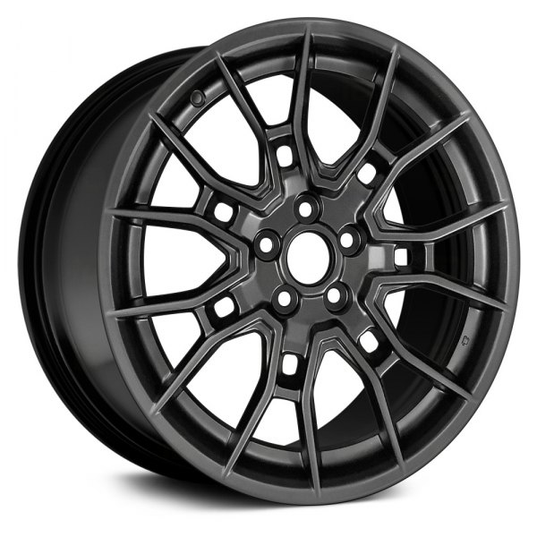 Replace® - 19 x 8.5 7 Double-Spoke Black Alloy Factory Wheel (Remanufactured)