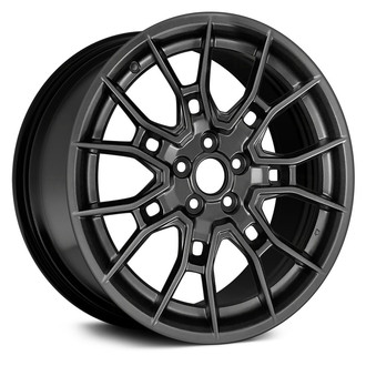 Replace® - 7 Double-Spoke Black 19x8.5 Alloy Factory Wheel - Remanufactured