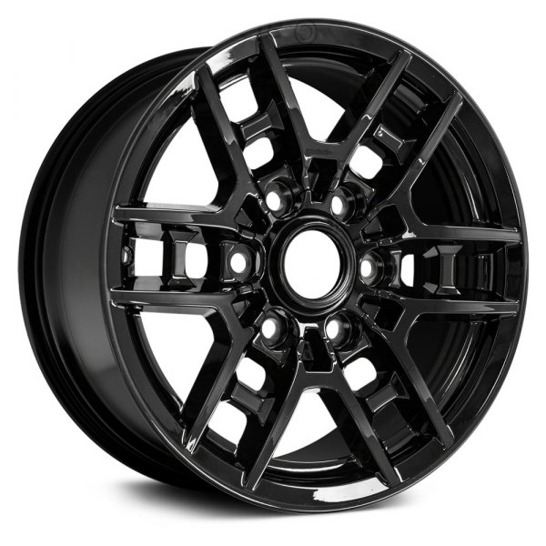 Replace® - 16 x 7 10-Spoke Black Alloy Factory Wheel (Remanufactured)