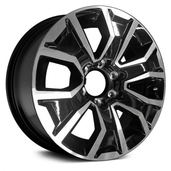 Replace® - 17 x 7.5 6 I-Spoke Black Alloy Factory Wheel (Remanufactured)