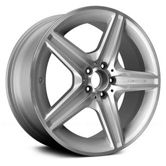 Replace® - 5-Spoke Silver with Machined Face 18x8.5 Alloy Factory Wheel - Remanufactured