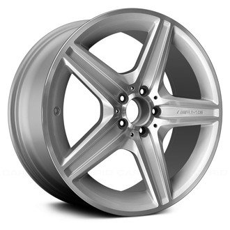 Replace® - 5-Spoke Silver with Machined Face 18x9.5 Alloy Factory Wheel - Remanufactured