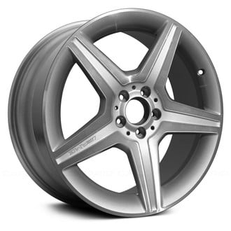 Replace® - 5-Spoke Silver with Machined Face 19x8.5 Alloy Factory Wheel - Remanufactured