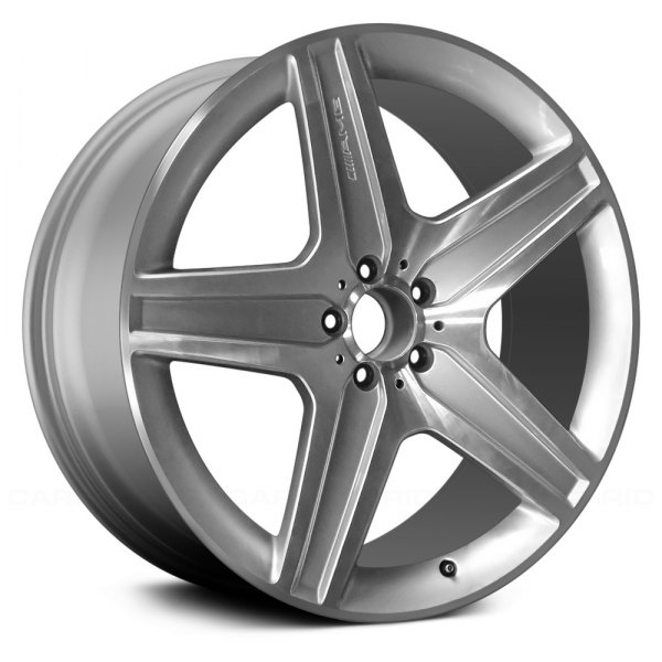 Replace® - 21 x 10 5-Spoke Machined and Silver Alloy Factory Wheel (Remanufactured)