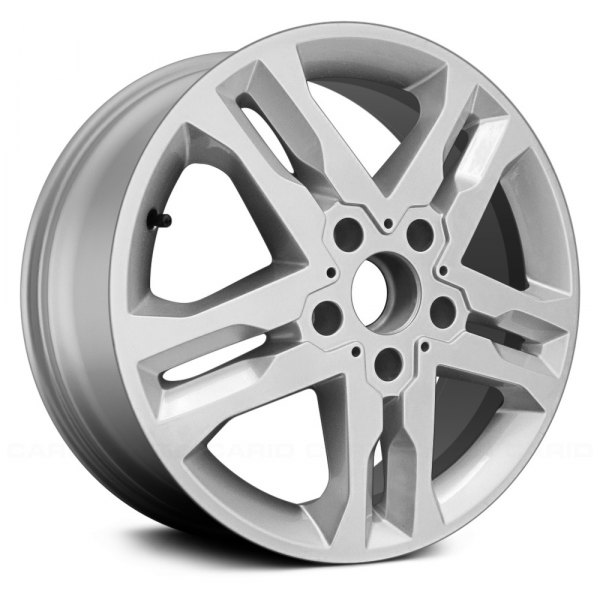 Replace® - 18 x 7.5 Double 5-Spoke Silver Alloy Factory Wheel (Remanufactured)