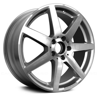 Replace® - 7-Spoke Silver with Machined Face 18x8.5 Alloy Factory Wheel - Remanufactured
