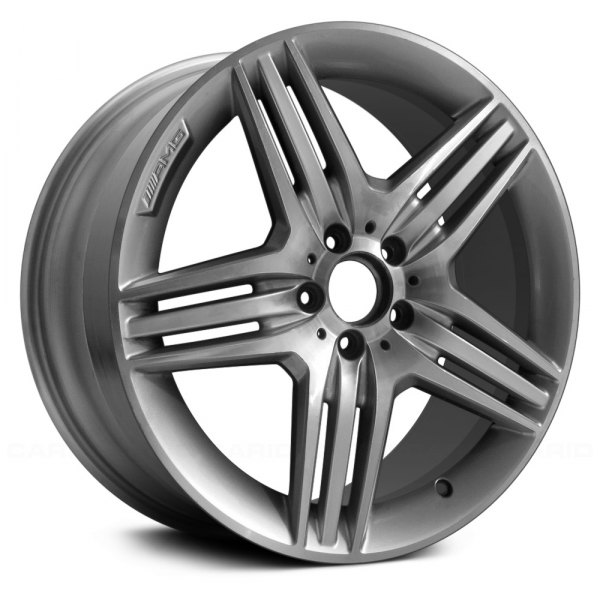 Replace® - 19 x 8.5 5-Spoke Machined and Bright Silver Alloy Factory Wheel (Remanufactured)