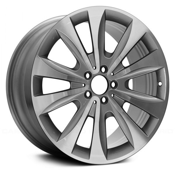 Replace® - 20 x 8.5 5 V-Spoke Machined and Charcoal Alloy Factory Wheel (Remanufactured)