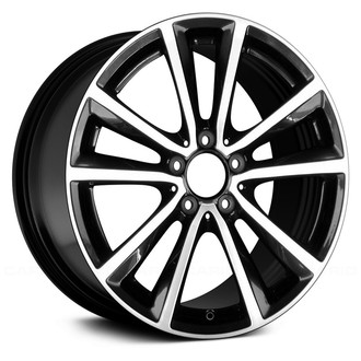 Replace® - 10-Spoke Machined and Black 18x7.5 Alloy Factory Wheel - Remanufactured
