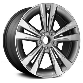 Replace® - Double 5-Spoke Charcoal with Machined Face 18x7.5 Alloy Factory Wheel - Remanufactured
