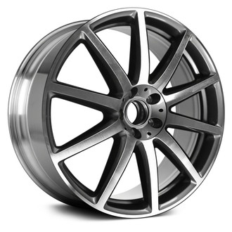 Replace® - 10 I-Spoke Polished with Medium Charcoal 20x9.5 Alloy Factory Wheel - Remanufactured