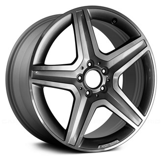 Replace® - 5-Spoke Silver with Machined Face 19x8 Alloy Factory Wheel - Remanufactured