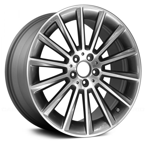 Replace® - 19 x 9.5 14 Turbine-Spoke Charcoal Metallic with Machined Face Alloy Factory Wheel (Remanufactured)