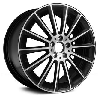 Replace® - 14 Turbine-Spoke Black with Machined Face 19x8.5 Alloy Factory Wheel - Remanufactured
